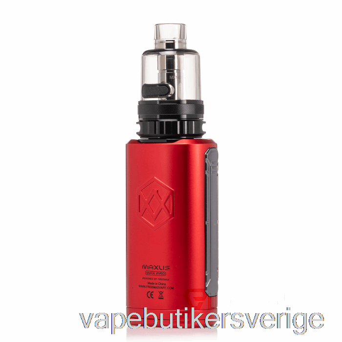 Vape Sverige Freemax Maxus Max Pro 168w Startkit Röd